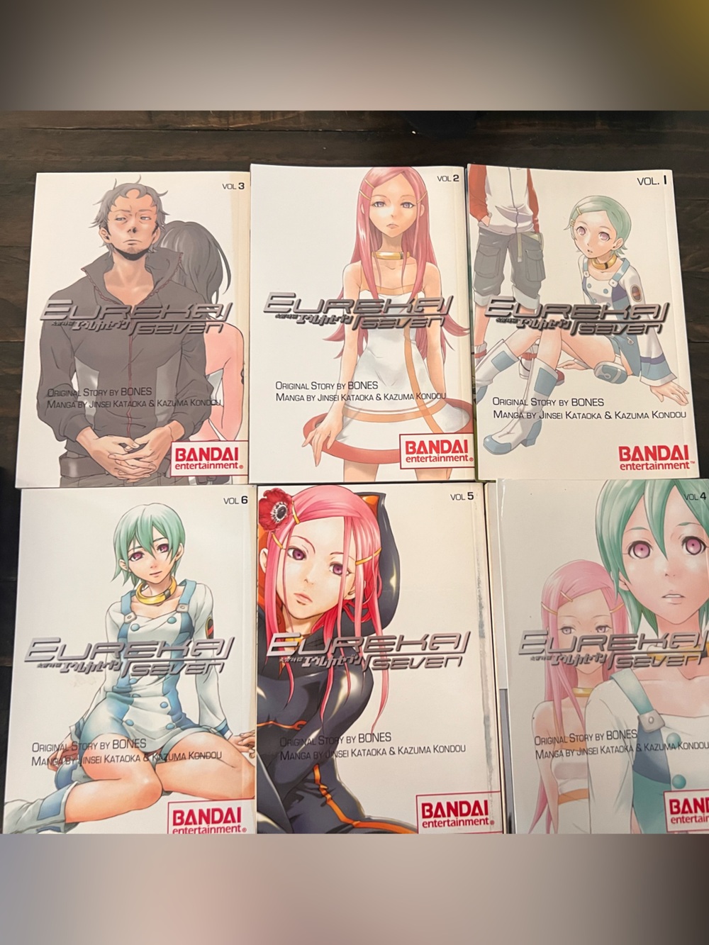 Anime Manga Lot - Bandai 'Eureka Seven' Volumes with Colorful Covers